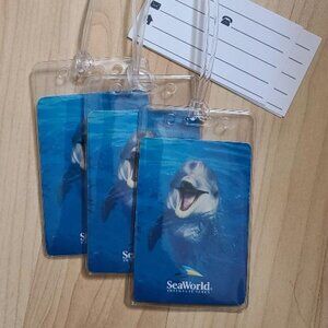 Sea World Dolphin Luggage Tags